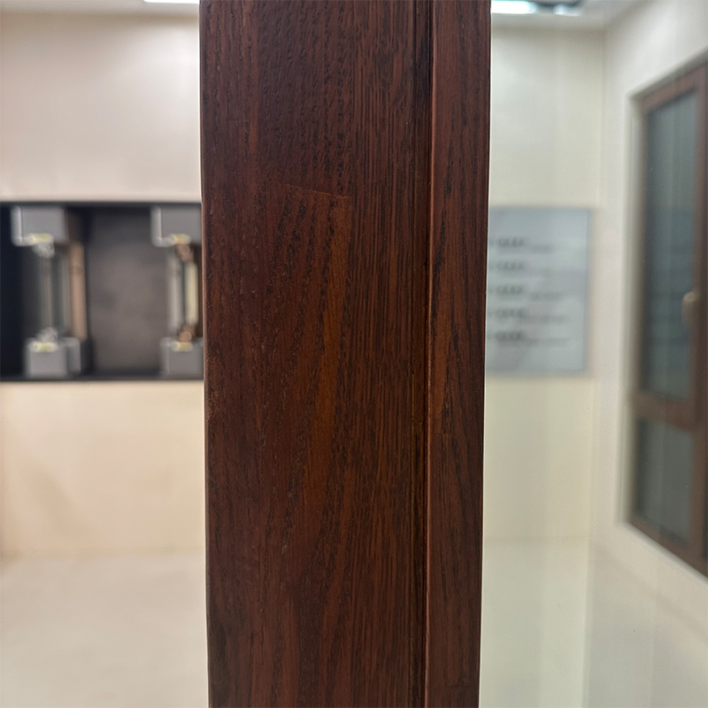 Huasin New Design Custom USA Standard 2026 Triple Glazed Red Oak Aluminum Clad Wood Doors Supplier