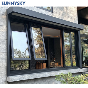 Modern Thermal Break Aluminum Awning Window