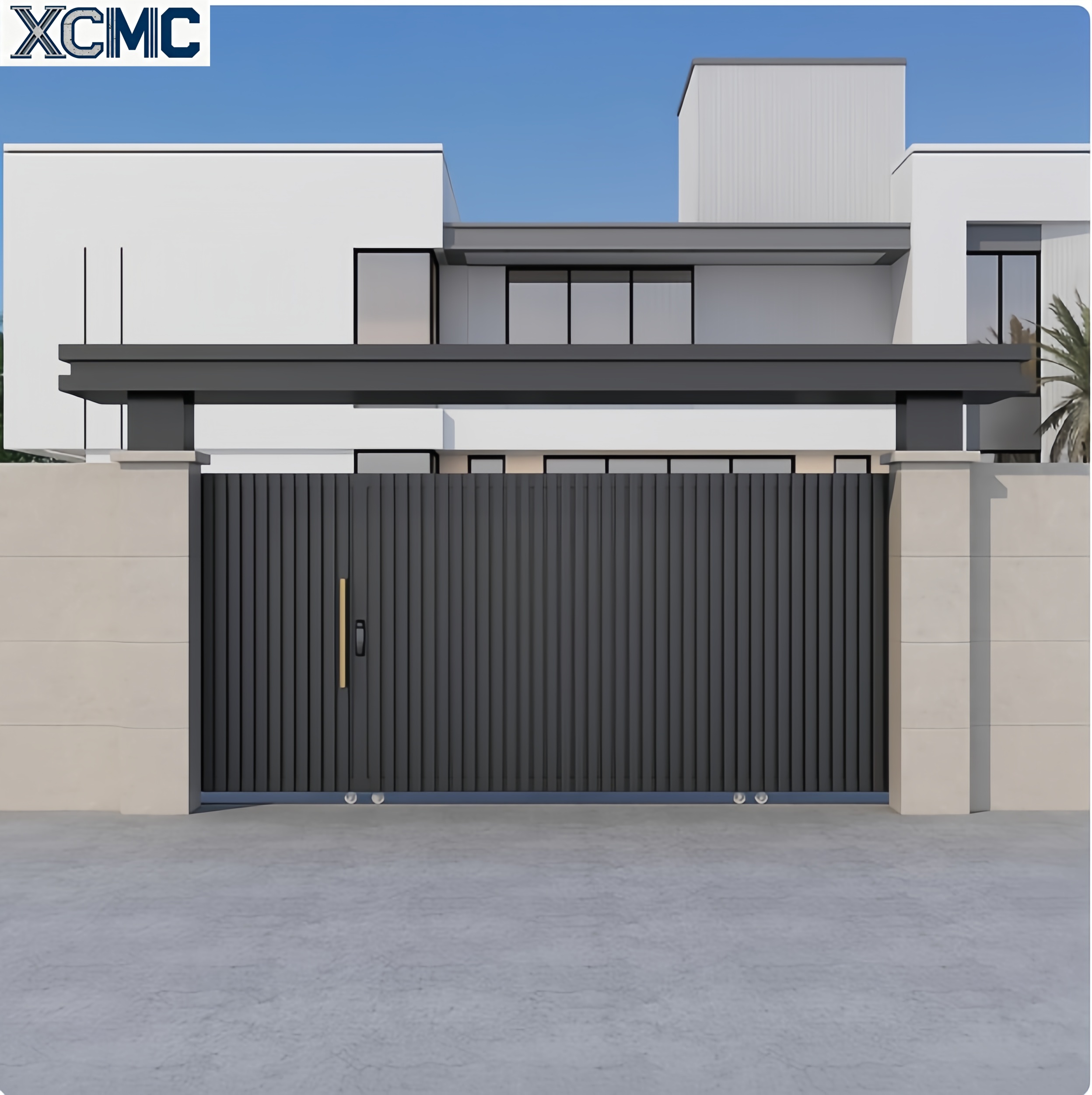 Modern Garden Automatic Sliding Folding Door Aluminum Alloy Stainless Steel Veranda External Hurricane Protection Concertina
